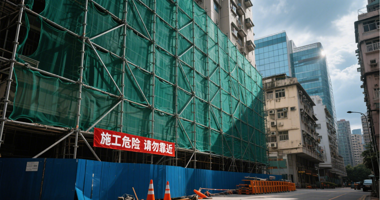 外牆維修棚