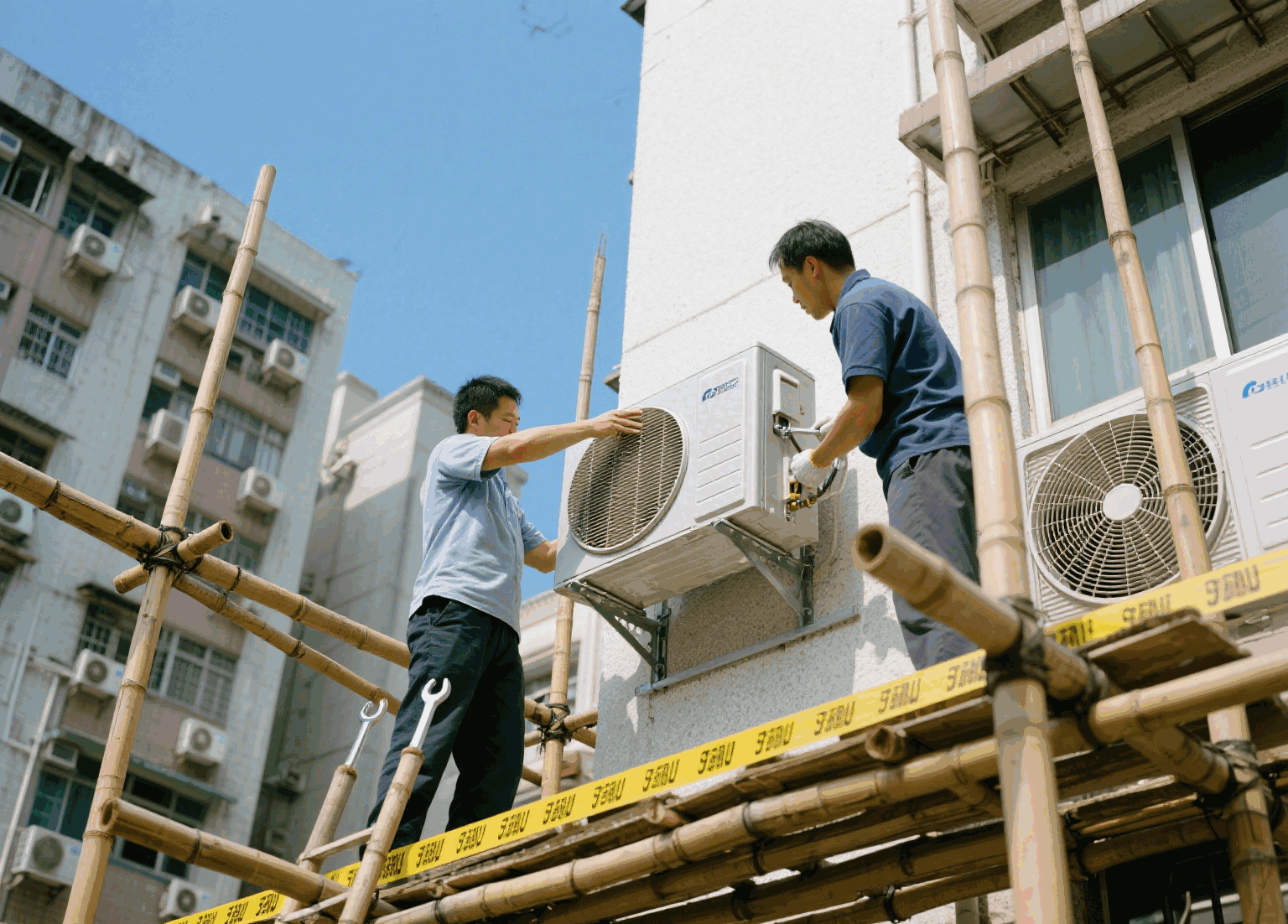 冷气搭棚