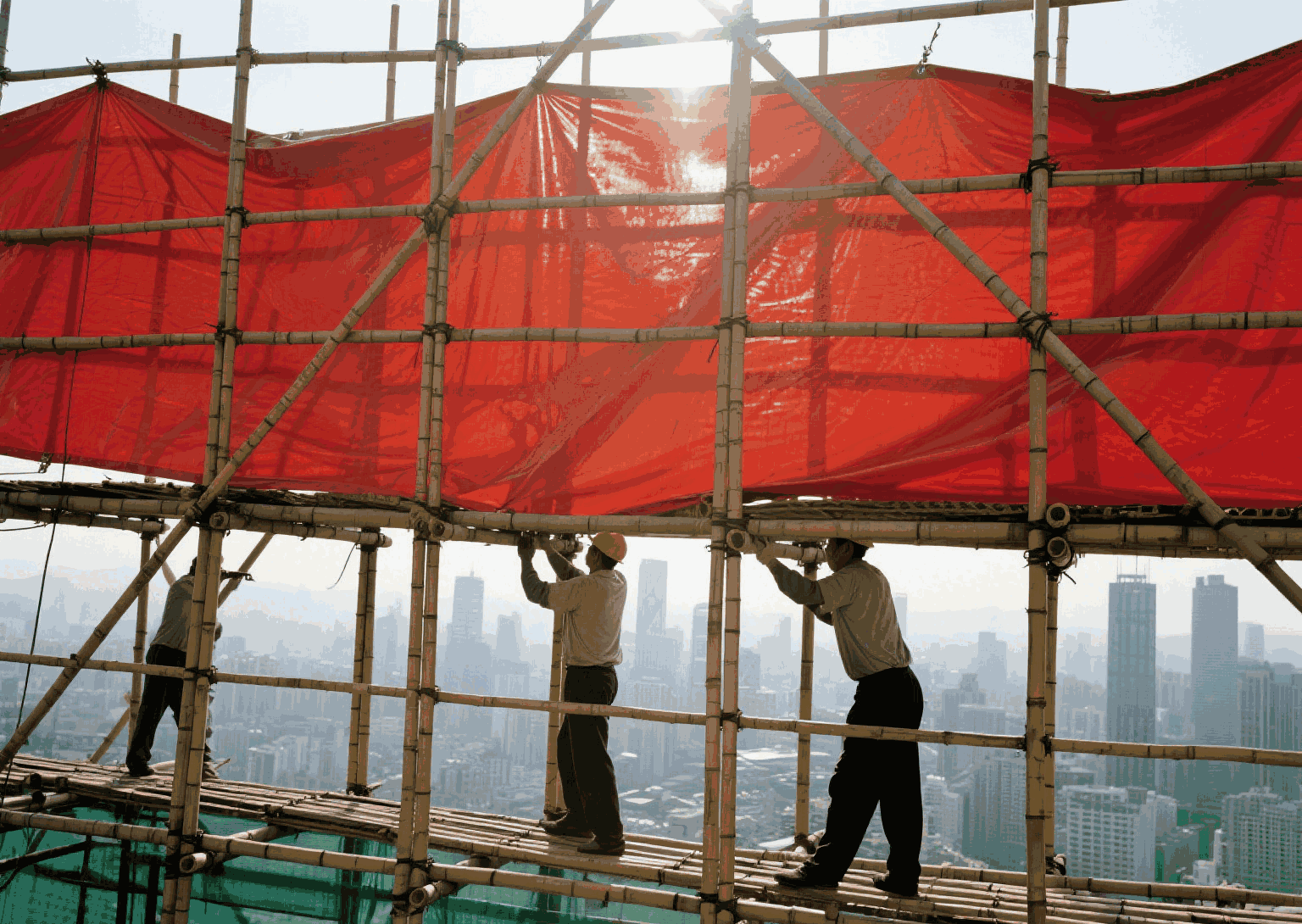 搭建戏棚