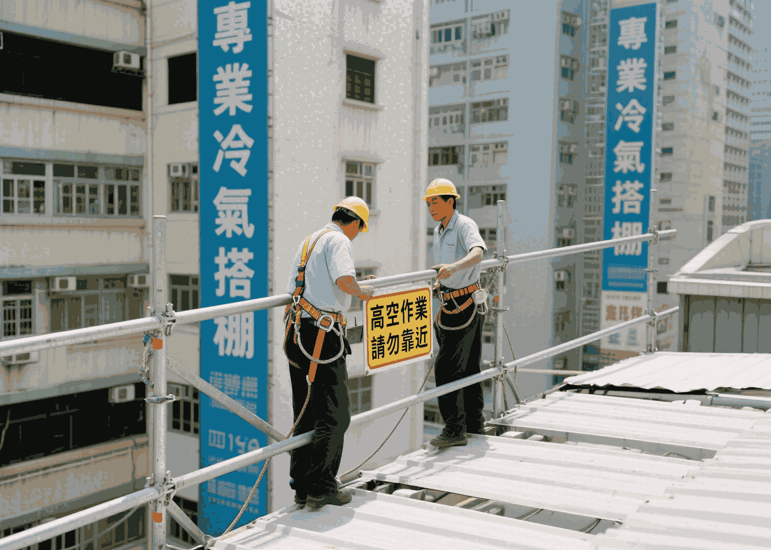 換冷氣搭棚