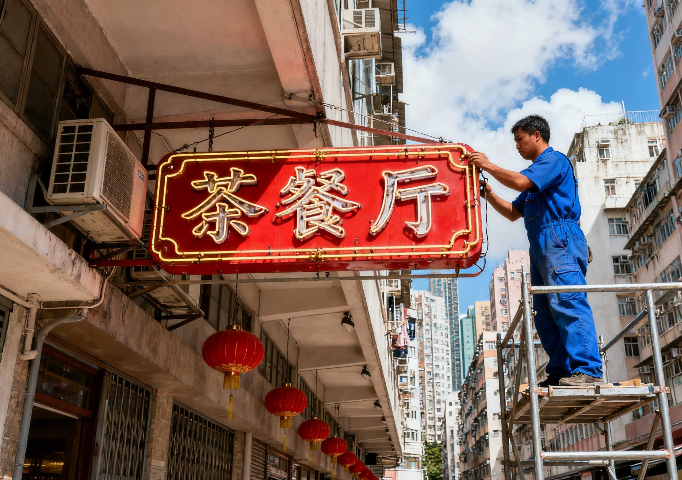 招牌安裝